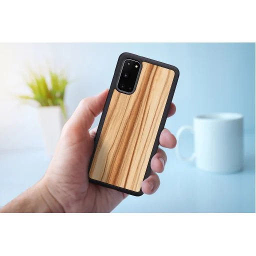 MAN&WOOD cappuccino black puzdro pre Samsung Galaxy S20 - 4