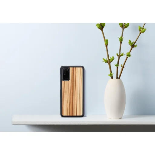 MAN&WOOD cappuccino black puzdro pre Samsung Galaxy S20 - 5