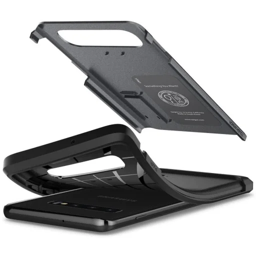 Spigen Tough Armor tok kihajtható támasszal Samsung S10+ Plus Grafit (606CS25771) - 6