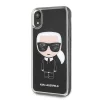 Karl Lagerfeld KLHCI61ICGBK Iconic Glitter tok iPhone XR fekete thumbnail