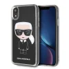 Karl Lagerfeld KLHCI61ICGBK Iconic Glitter tok iPhone XR fekete thumbnail