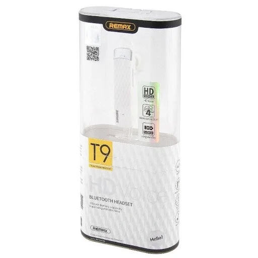 Remax T9 Bluetooth 4.1 headset fehér (RB-T9) - 3