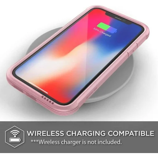 X-DORIA Defense Lux tok iPhone XR pink csillámos ütésálló - 6