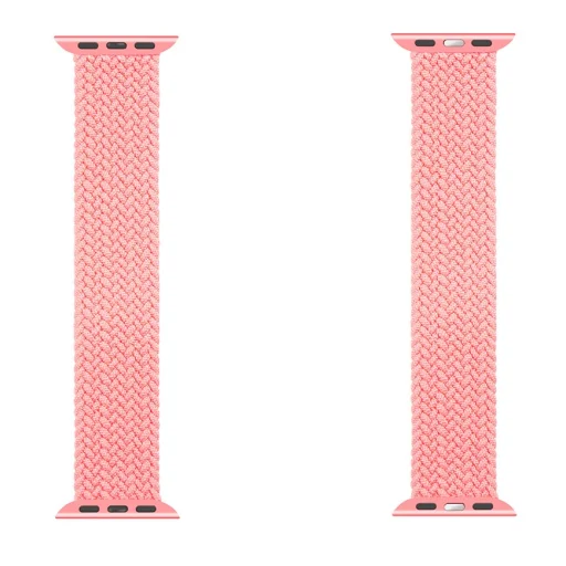Tactical 762 String Band szövet óraszíj Apple Watch 3/4/5/6/7/8/SE 38/40/41 mm méret S pink - 4
