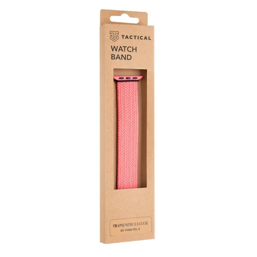 Tactical 762 String Band szövet óraszíj Apple Watch 3/4/5/6/7/8/SE 38/40/41 mm méret S pink - 1