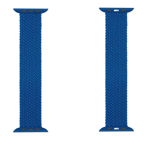 Tactical 780 String Band szövet óraszíj Apple Watch 4/5/6/7/8/SE/Ultra (42/44/45/49mm) méret S kék - 4