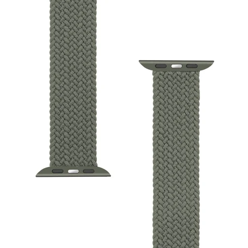 Tactical 781 String Band szövet óraszíj Apple Watch 4/5/6/7/8/SE/Ultra (42/44/45/49mm) méret S zöld - 4