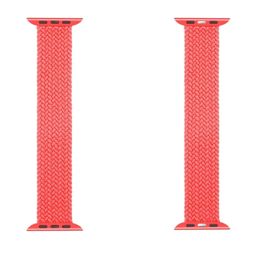 Tactical 778 String Band szövet óraszíj Apple Watch 4/5/6/7/8/SE/Ultra (42/44/45/49mm) méret M piros - 4