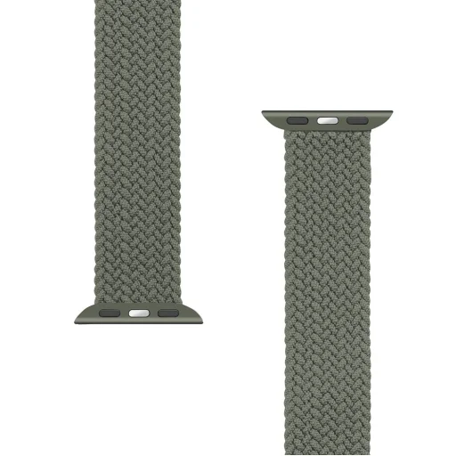 Tactical 776 String Band szövet óraszíj Apple Watch 4/5/6/7/8/SE/Ultra (42/44/45/49mm) méret M zöld - 4