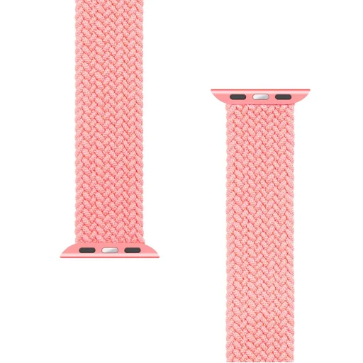 Tactical 752 String Band szövet óraszíj Apple Watch 1/2/3/4/5/6/7/8/SE 38/40mm méret L pink - 4