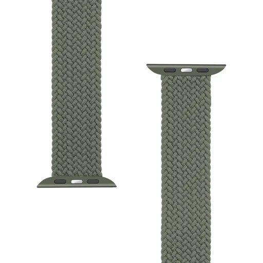 Tactical 771 String Band szövet óraszíj Apple Watch 4/5/6/7/8/SE/Ultra (42/44/45/49mm) méret L zöld - 4