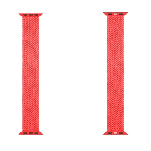 Tactical 788 String Band szövet óraszíj Apple Watch 4/5/6/7/8/SE/Ultra (42/44/45/49mm) méret XL piros - 3