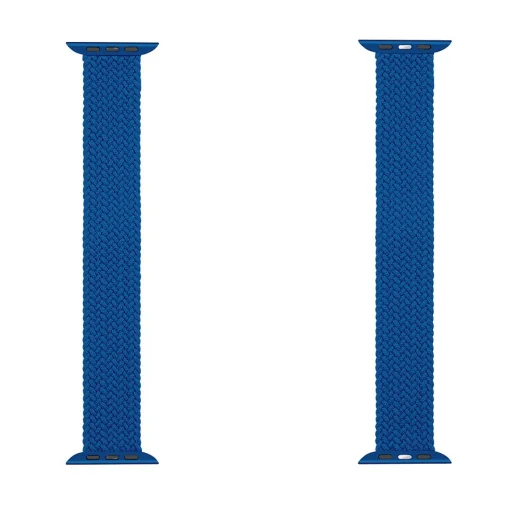 Tactical 785 String Band szövet óraszíj Apple Watch 4/5/6/7/8/SE/Ultra (42/44/45/49mm) méret XL kék - 3