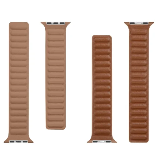 Tactical 735 Loop Leather bőr óraszíj Apple Watch 4/5/6/7/8/SE/Ultra (42/44/45/49mm) barna - 4