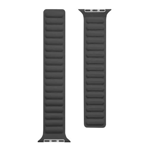 Tactical 734 Loop Leather bőr óraszíj Apple Watch 4/5/6/7/8/SE/Ultra (42/44/45/49mm) fekete - 2