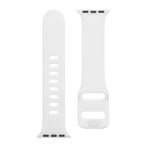 Tactical 792 Szilikon óraszíj csattal Apple Watch 3/4/5/6/7/8/SE 38/40/41 mm fehér - 2