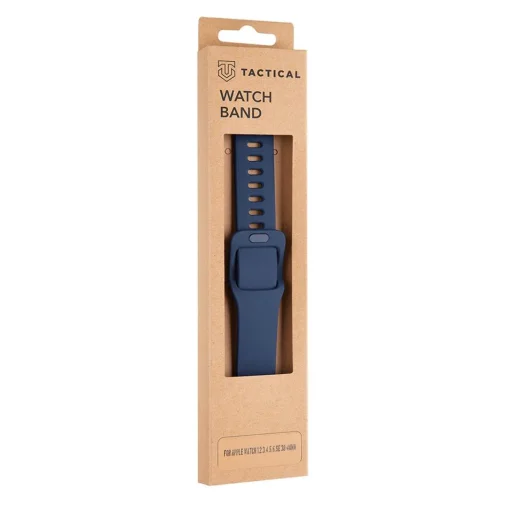 Tactical 790 Szilikon óraszíj csattal Apple Watch 3/4/5/6/7/8/SE 38/40/41 mm éjkék - 1