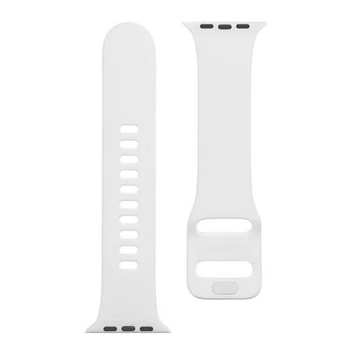 Tactical 797 Szilikon óraszíj csattal Apple Watch 4/5/6/7/8/SE/Ultra (42/44/45/49mm) fehér - 2