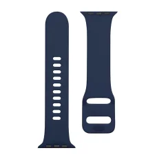 Apple Watch 4/5/6/7/8/SE/Ultra (42/44/45/49mm) Tactical 795 Szilikon óraszíj csattal éjkék