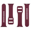 Tactical 798 Szilikon óraszíj csattal Apple Watch 4/5/6/7/8/SE/Ultra (42/44/45/49mm) borvörös thumbnail