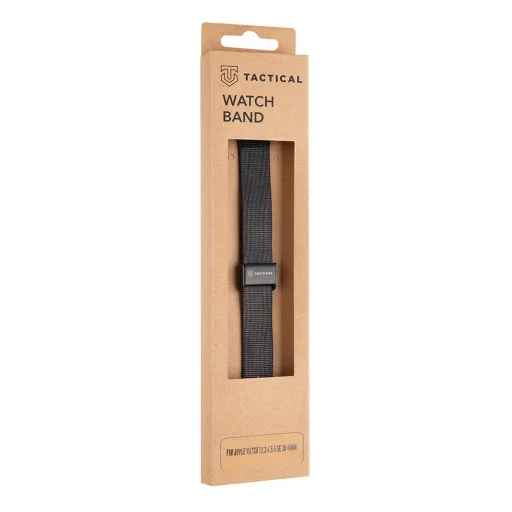 Tactical 745 Loop Slim rozsdamentes acél óraszíj Apple Watch 3/4/5/6/7/8/SE 38/40/41 mm fekete - 1