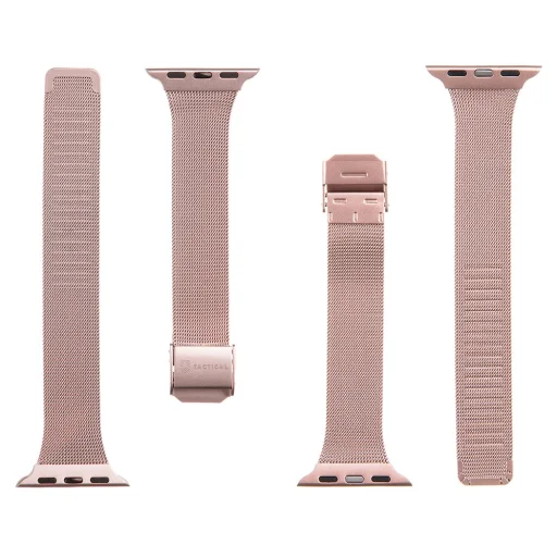 Tactical 747 Loop Slim rozsdamentes acél óraszíj Apple Watch 3/4/5/6/7/8/SE 38/40/41 mm Rózsaarany - 3