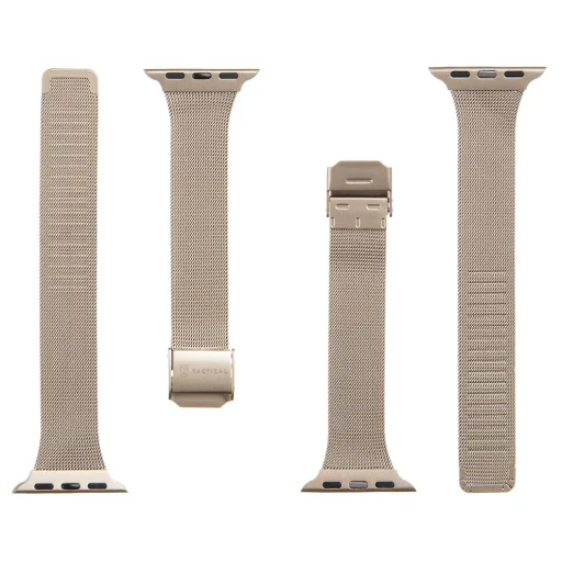 Tactical 746 Loop Slim rozsdamentes acél óraszíj Apple Watch 3/4/5/6/7/8/SE 38/40/41 mm pezsgő - 4