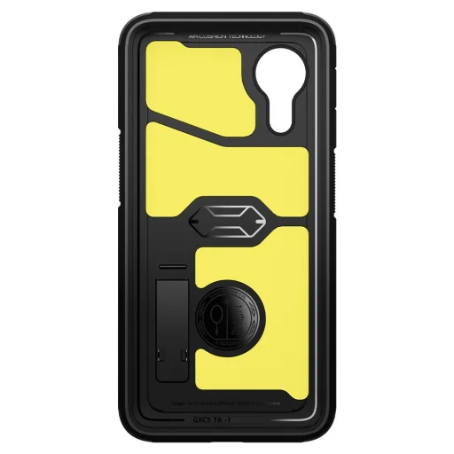 Samsung XCOVER 5 fekete (ACS02861) Spigen Tough Armor tok kihajtható támasszal - 2