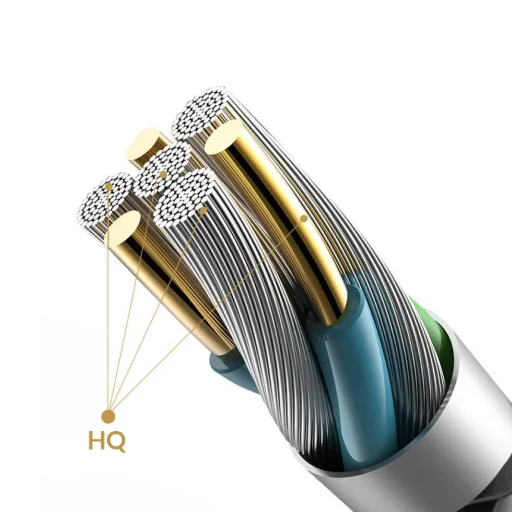 KAKU Jinba 3in1 Univerzális autós töltő 2.4A 2xUSB (USB Type C + Lightning + Micro USB) fekete - 5