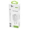 xExtreme Ampere Hálózati töltő adapter 18W 3A QC3.0 + Micro USB kábel fehér thumbnail