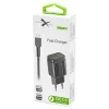 xExtreme Ampere Hálózati töltő adapter 18W 3A QC3.0 + Micro USB kábel fekete thumbnail