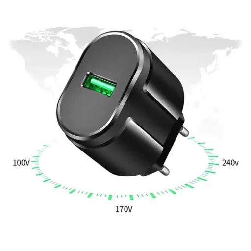 xExtreme Ampere Hálózati töltő adapter 18W 3A QC3.0 + Micro USB kábel fekete - 3