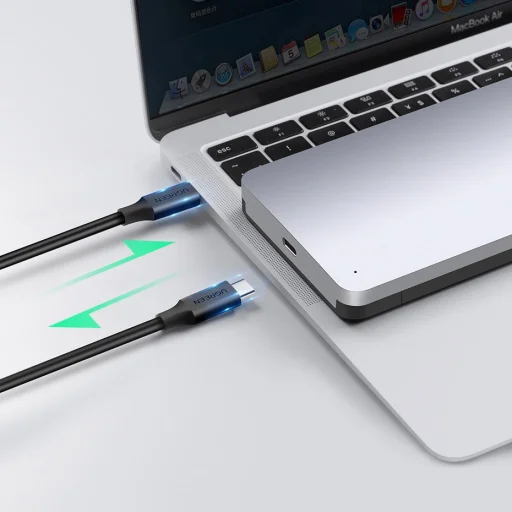 Ugreen Külső HDD/SSD ház SATA III (6 Gbps) 2.5'' USB 3.2 Gen 2 USB Type-C + kábel 0.5m szürke (70499 CM300) - 5