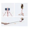 Baseus Uniaxial gimbal selfie bot és teleszkópos tripod állvány bluetooth kioldóval pink (SULH-04) thumbnail