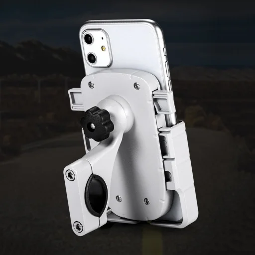 Univerzális biciklis telefontartó kormányra fekete - 12