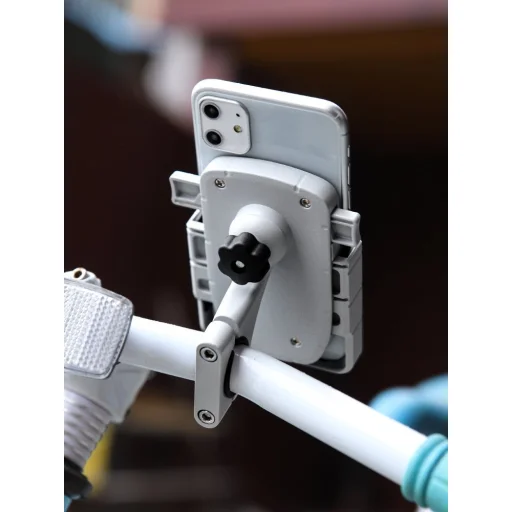 Univerzális biciklis telefontartó kormányra fekete - 3