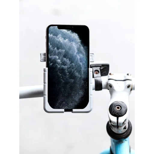 Univerzális biciklis telefontartó kormányra fekete - 6