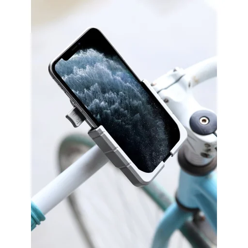 Univerzális biciklis telefontartó kormányra fekete - 7