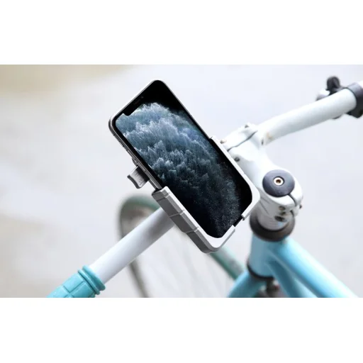 Univerzális biciklis telefontartó kormányra fekete - 9