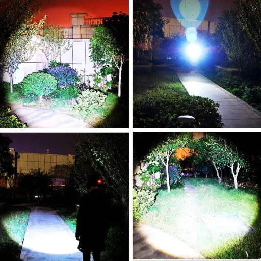 LED T6 fejlámpa fekete - 21