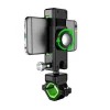 Univerzális biciklis telefontartó iránytűvel kormányra fekete / zöld thumbnail