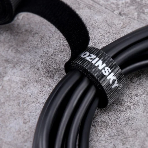 Wozinsky Kábelrendező tépőzáras 2m fekete (WVO2MBK) - 14