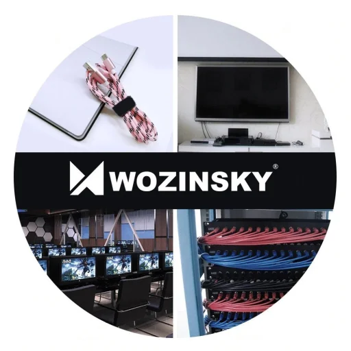 Wozinsky Kábelrendező tépőzáras 2m fekete (WVO2MBK) - 7