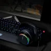 Tronsmart Glary Gamer RGB vezetékes fejhallgató USB csatlakozóval és mikrofonnal fekete (333620) thumbnail