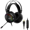 Tronsmart Glary Gamer RGB vezetékes fejhallgató USB csatlakozóval és mikrofonnal fekete (333620) thumbnail