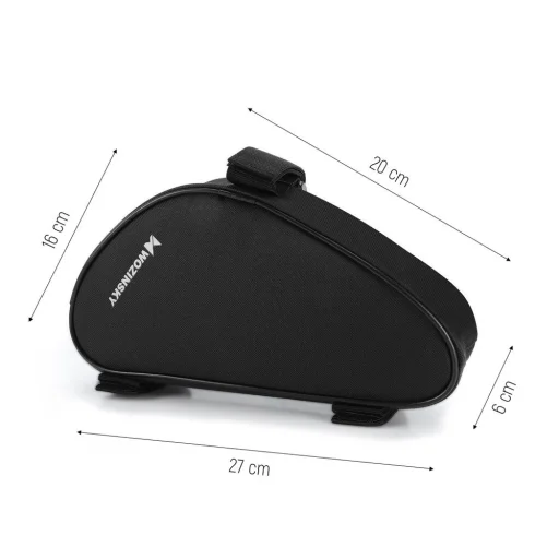 Wozinsky biciklis táska vázra rögzíthető 1.5L fekete (WBB11BK) - 10