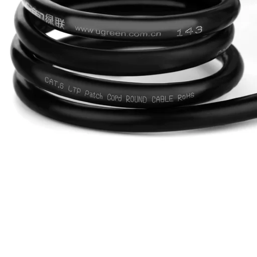 UTP hosszabbító kábel RJ45 Cat 6 FTP 1000Mbps internet kábel 0.5m fekete Ugreen (NW112 11278) - 17