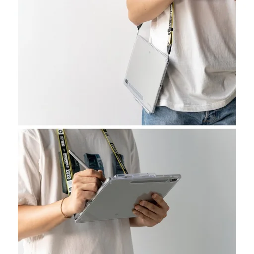 Ringke Fusion TPU PC Tok Samsung Galaxy Tab S7+ Plus szürke (F476R53) - 11