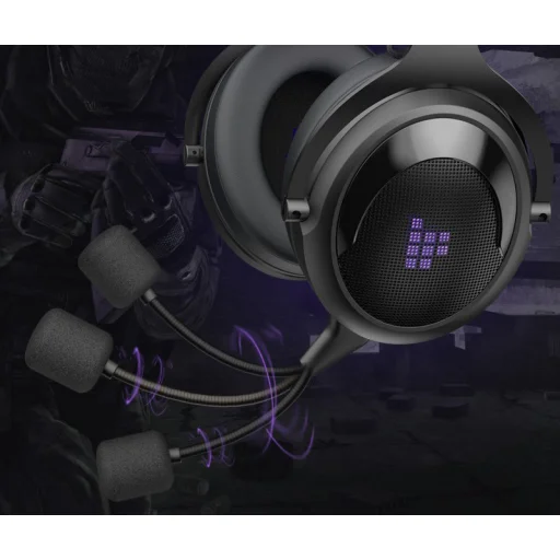 Tronsmart Shadow Gamer vezeték nélküli fejhallgató mikrofonnal lilla (372308) - 6