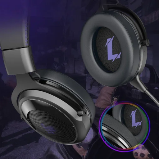 Tronsmart Shadow Gamer vezeték nélküli fejhallgató mikrofonnal lilla (372308) - 7